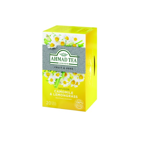 Ahmad Tea Camomile + Lemongrass Alufoil 1x20 Tea Bag 