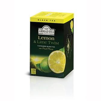 Ahmad Tea Alu T/b Lemon & Lime Twist 1x20 Tea Bag 