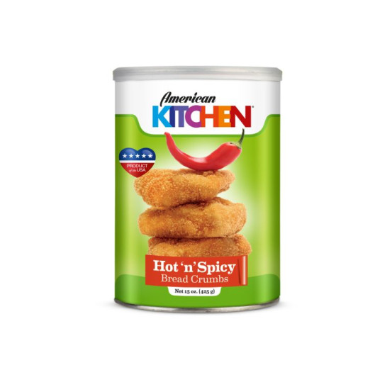 American Kitchen Bread Crumbs - Hot & Spicy 1X15oz