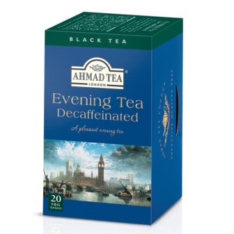 Ahmad Tea Alu T/b Decaff Evening Tea 1x20 Tea Bag 