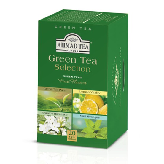 Ahmad Tea Alu T/b Green Tea Selection  1x20 Tea Bag