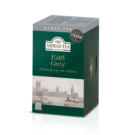 Ahmad Tea Alu T/b Earl Grey Tea 1x20 tea Bag