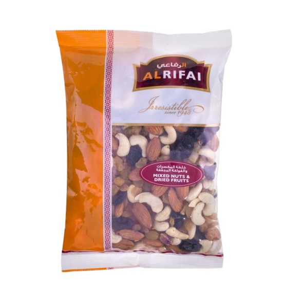 Al Rifai Raw  Mix Nuts and Dried Fruits 1 X400 Gm