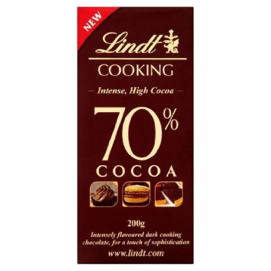 Lindt Cooking 70 & Cocoa 1X180gm