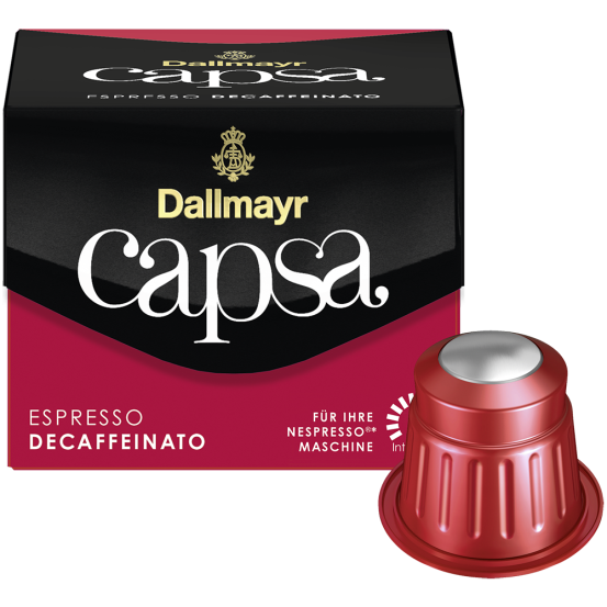 DALLMAYR COFFEE CAPSULES ESPRESSO DECAFFEINATO 1x10 Capsules