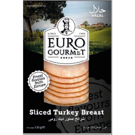 Sliced Turkey Breast 1x130Gm