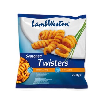 Lamb Weston Seasoned Twisters 1X2.5kg