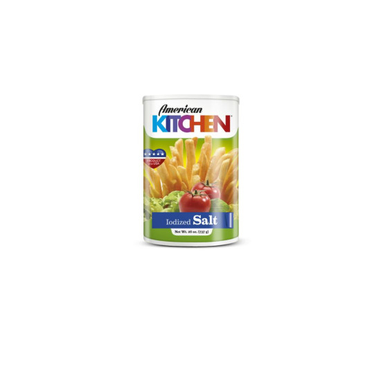 American Kitchen's Iodized Salt 1X26oz