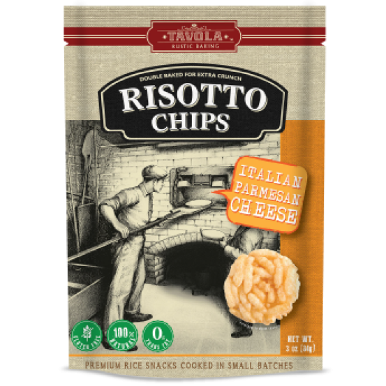 Risotto Chips - Italian Parmesan Cheese 1X84gm