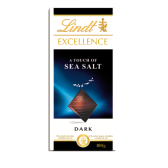 Lindt Excellence Sea Salt Dark 1x100gm