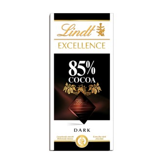 Lindt Excellence Bars Dark 85% Cocoa 1X100g