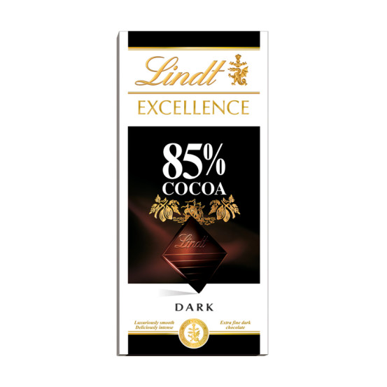 Lindt Excellence Bars Dark 85% Cocoa 1X100g