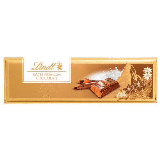 Lindt Milk Gold Bar 1X300g
