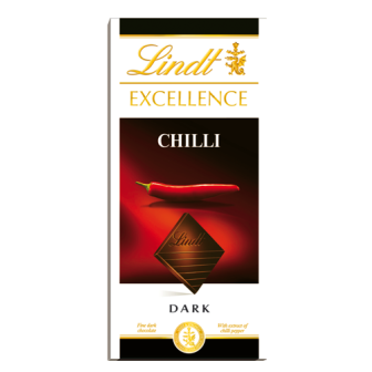 Lindt Excellence Chilli Dark 1x100gm