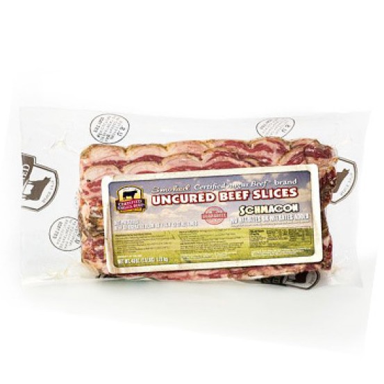 Beef Breakfast Bacon “schmacon” (CAB)  1X340gm