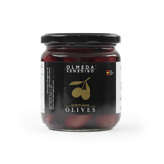 Cuquillo Black Olives Pitted 1x360gm