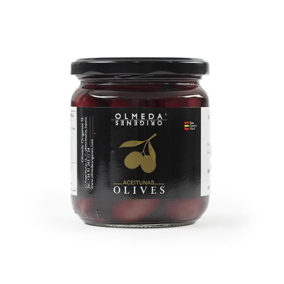 Cuquillo Black Olives Pitted 1x360gm