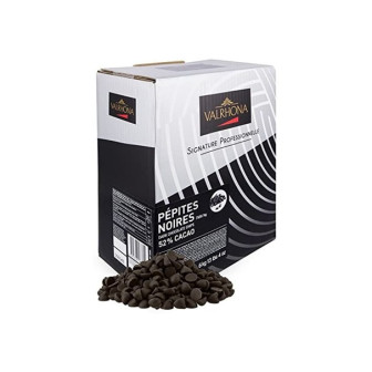 Valrhona Dark Chocolate Chips  52 % 1X6kg