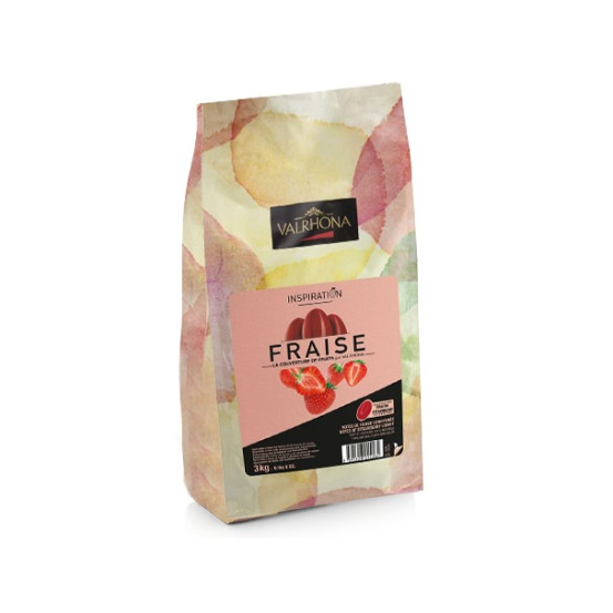 Valrhona Strawberry Inspiration Coin 1x3Kg