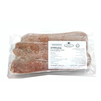 Veal Bacon Strips (frozen) 1X500gm