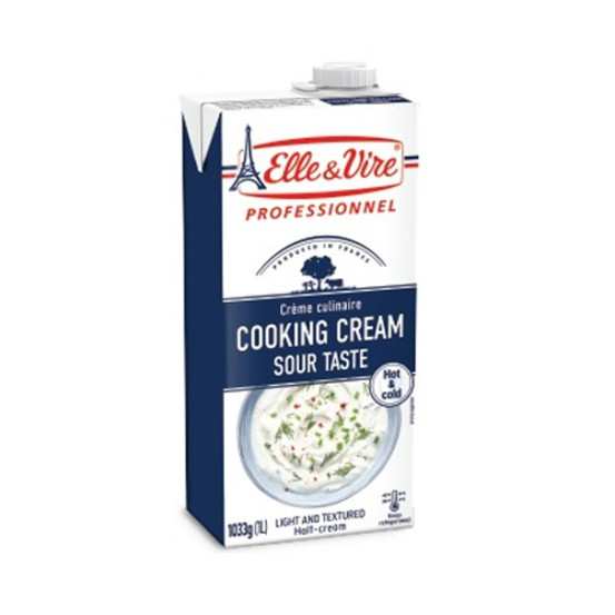 Elle and Vire Cooking Sour Cream 1x1Ltr