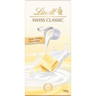Lindt Swiss Classic White Chocolate 1X100g