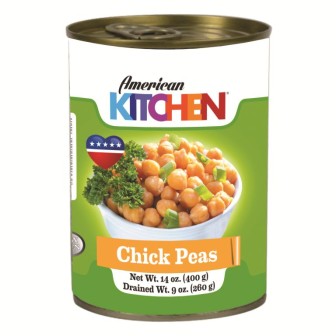 American Kitchen Chick Peas 1X400gm