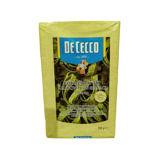 De Cecco  Fettucine Con Spinach 1x250gm