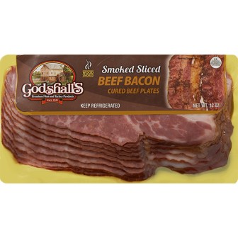 Godshall's Beef Bacon (frozen) 1X340gm