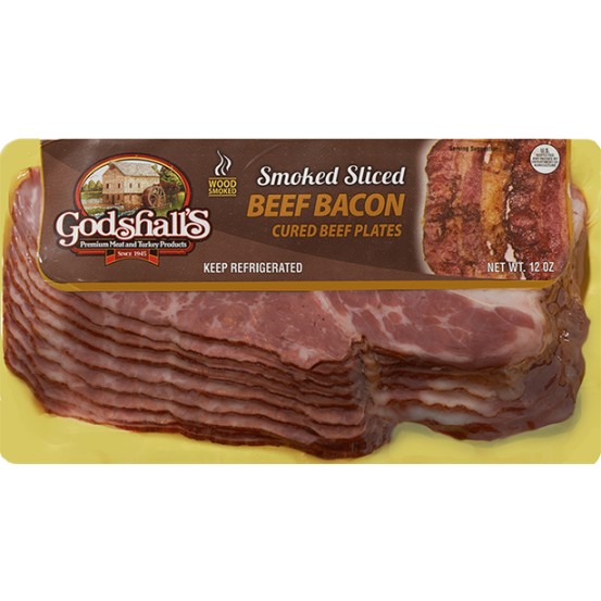 Godshall's Beef Bacon (frozen) 1X340gm
