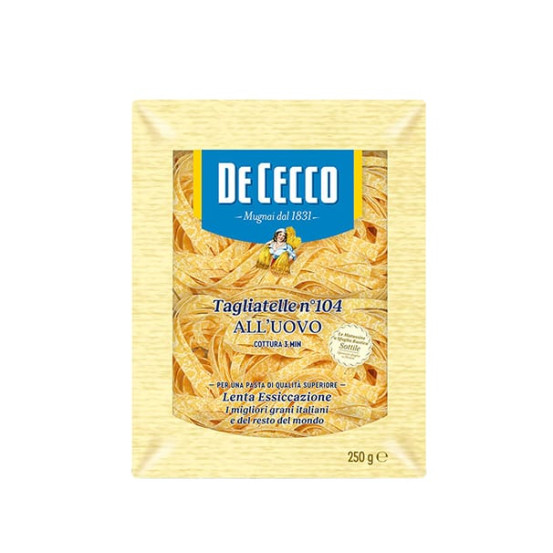 De Cecco Egg Noodle Tagliatelle   1x250g