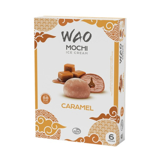 Caramel Mochi Ice Cream 1X6pcs